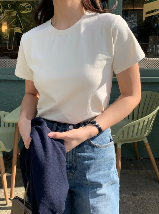(6 colors) Simple T-shirt