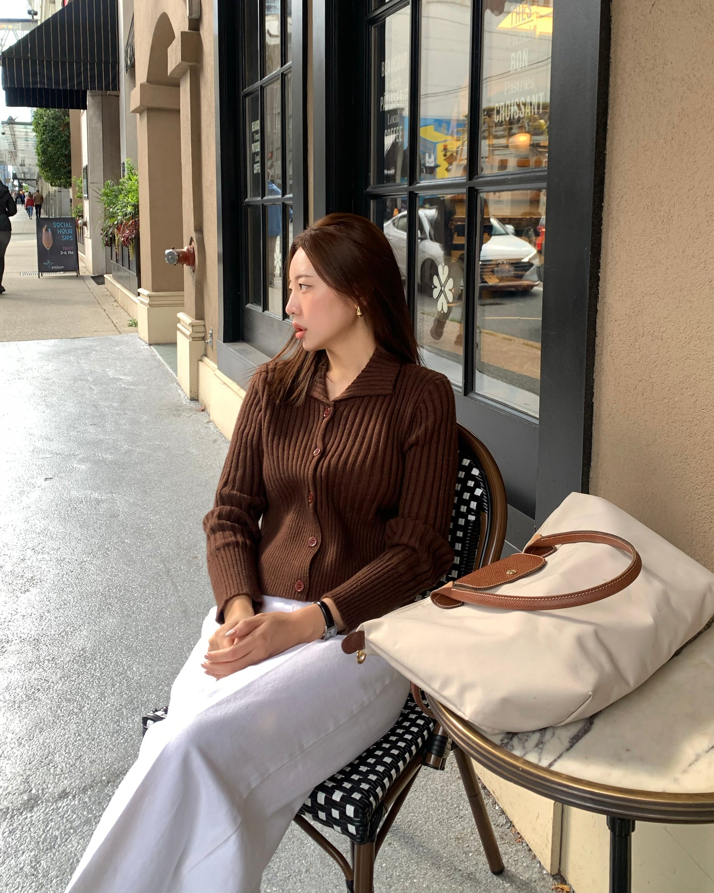 Collar Knit Cardigan