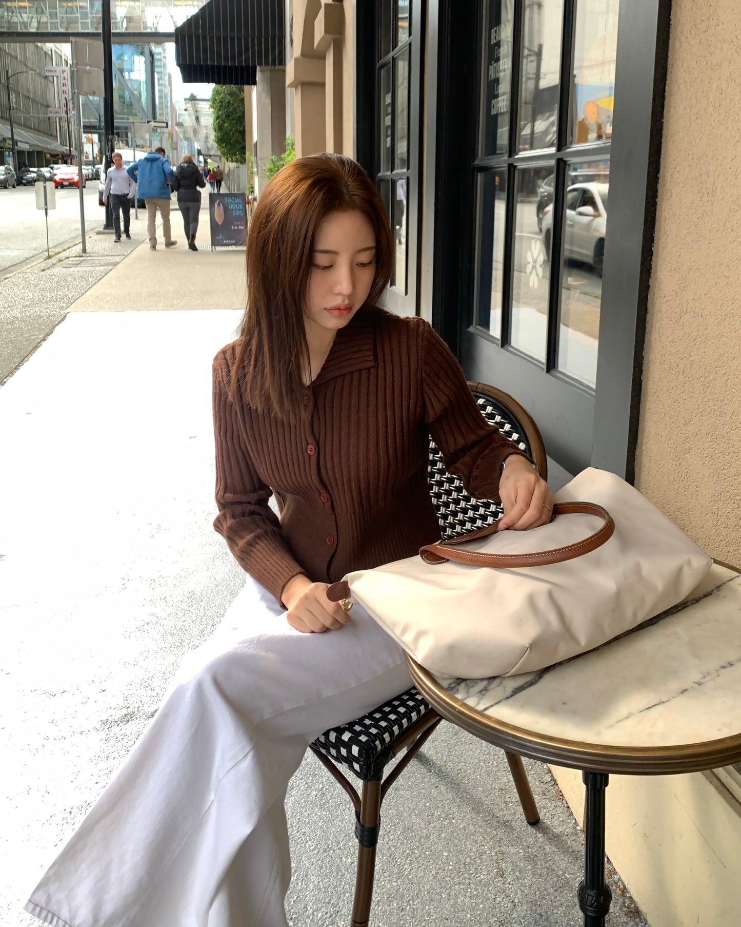 Collar Knit Cardigan