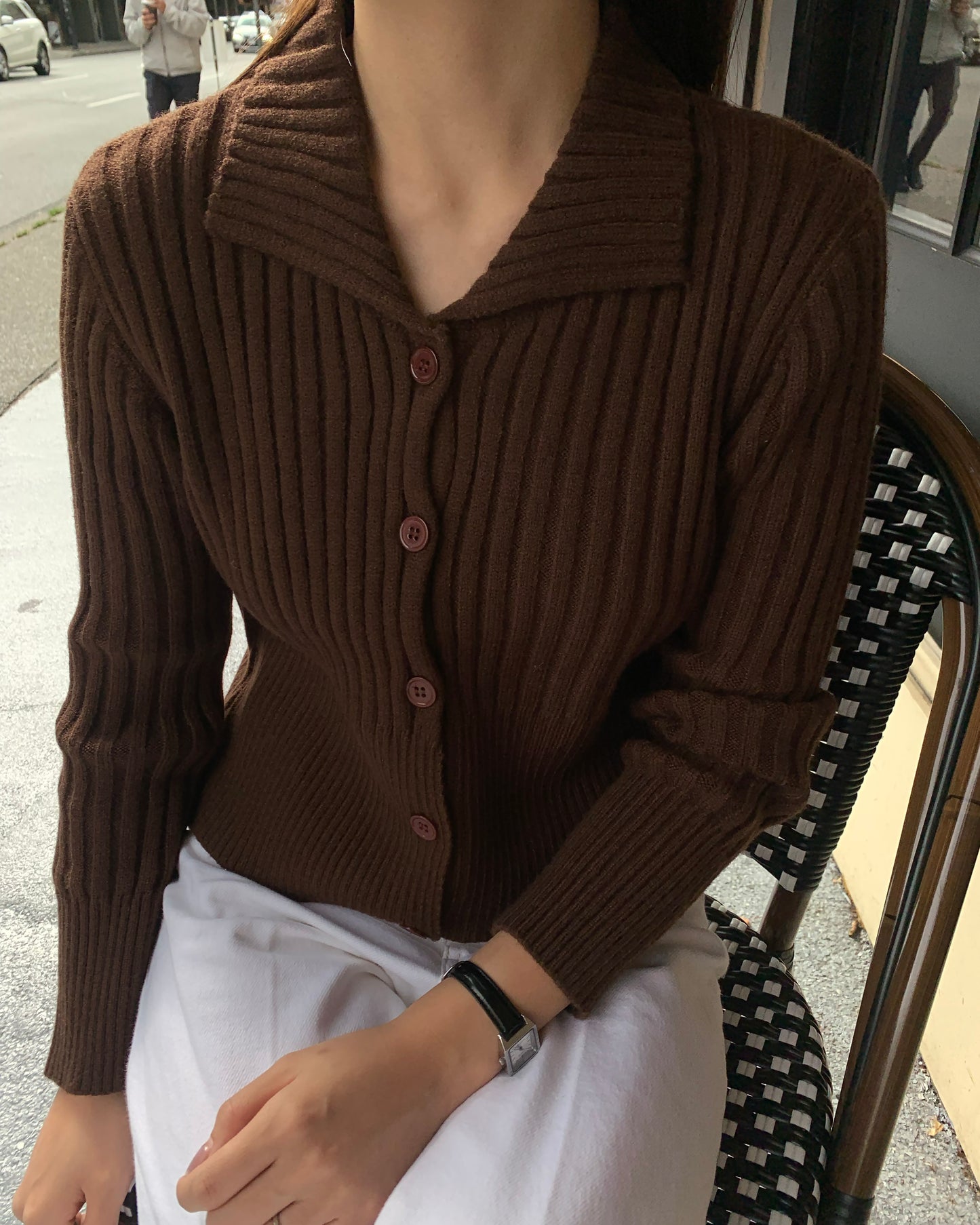 Collar Knit Cardigan