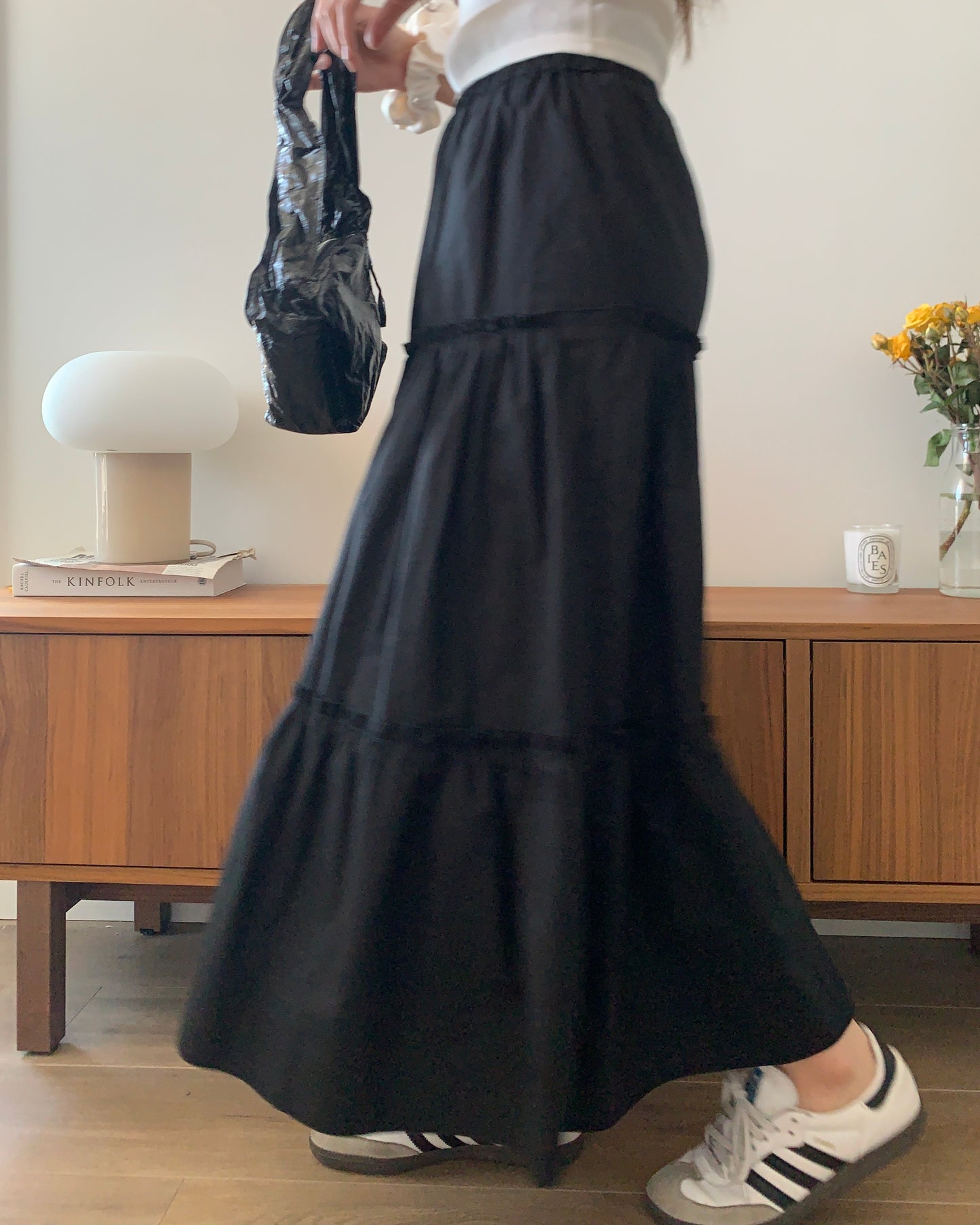 Ruffled Long Skirt (banding)