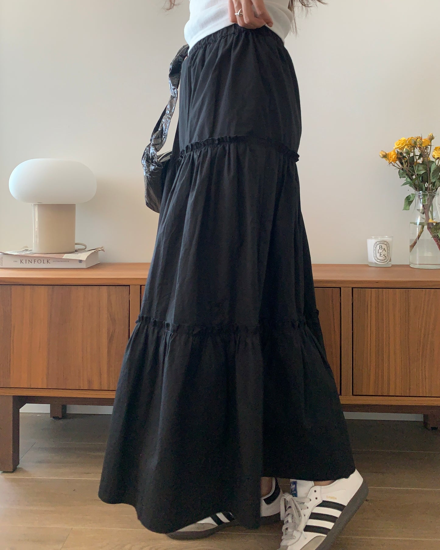 Ruffled Long Skirt (banding)
