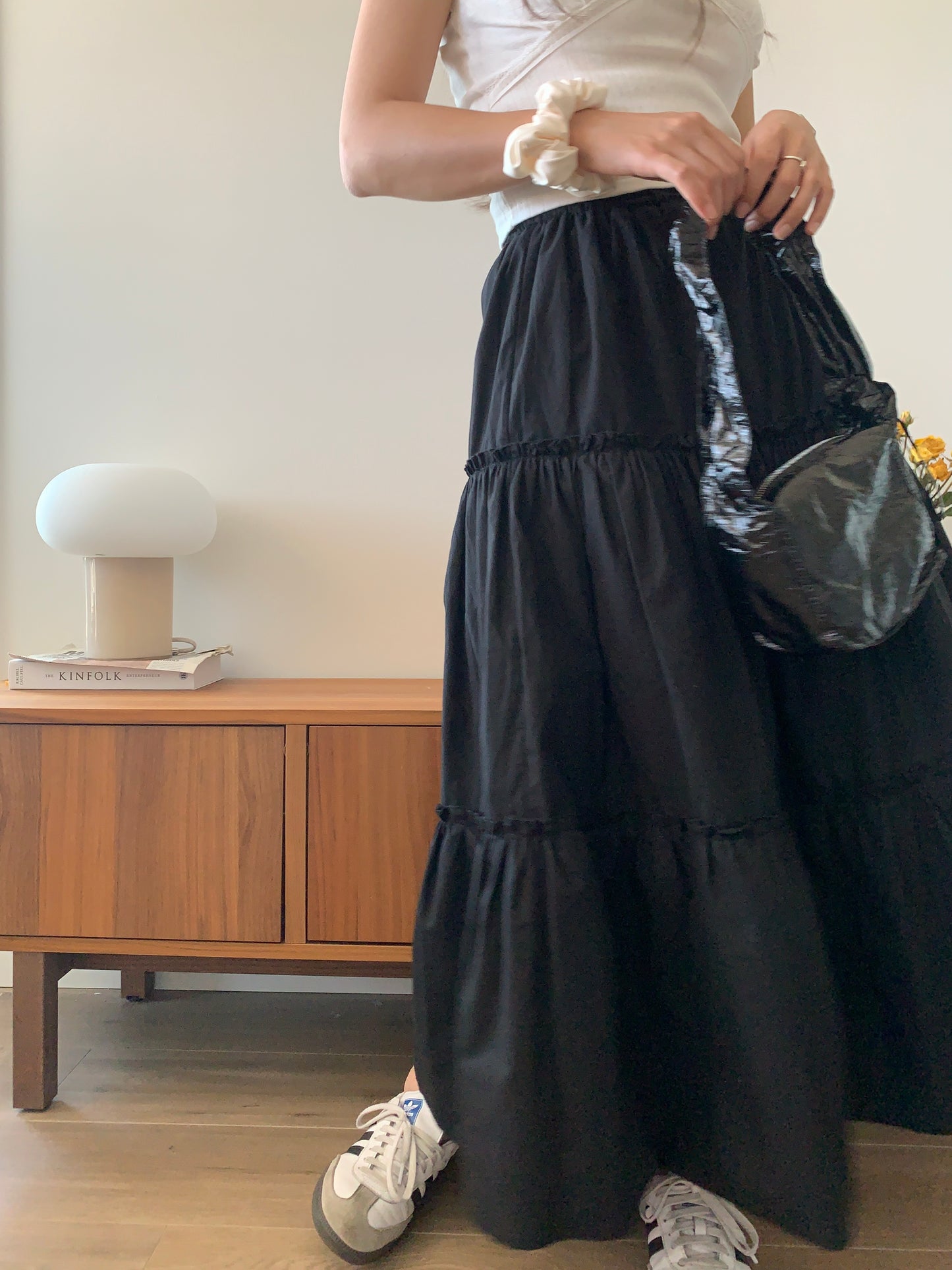 Ruffled Long Skirt (banding)