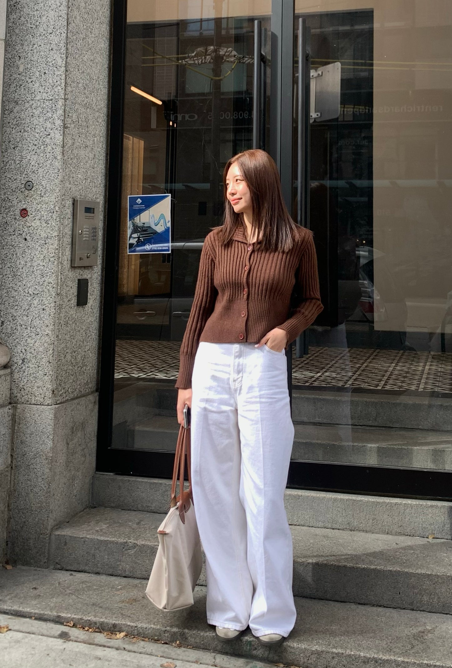 Collar Knit Cardigan
