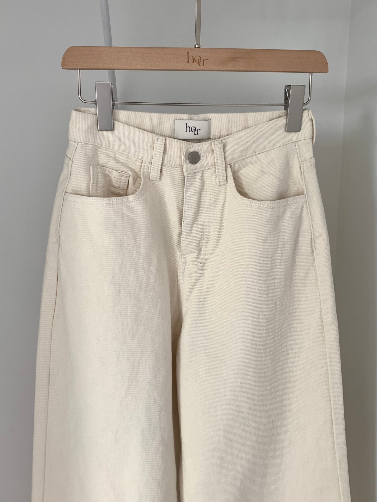Natural Wide Cotton Pants