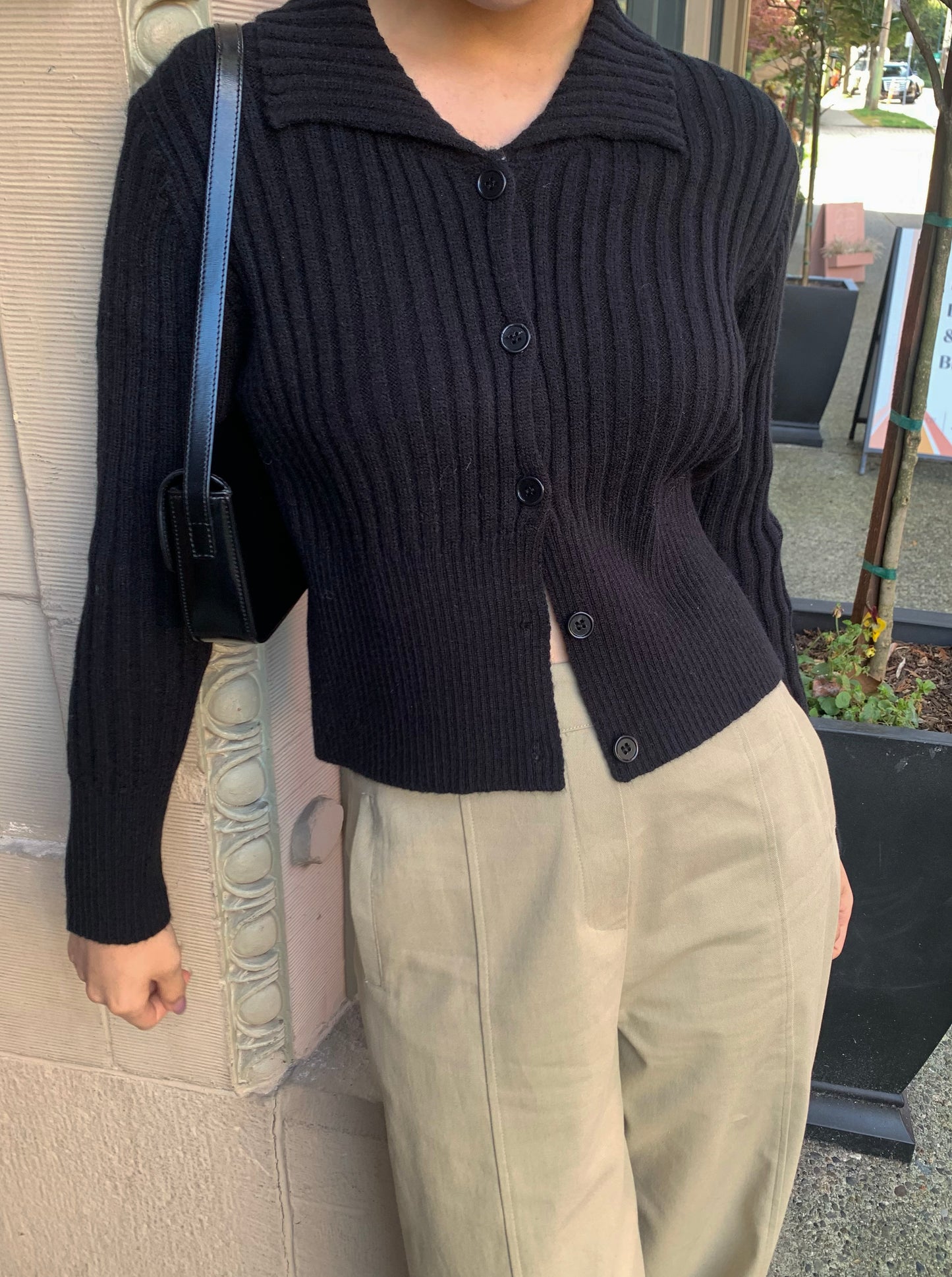 Collar Knit Cardigan