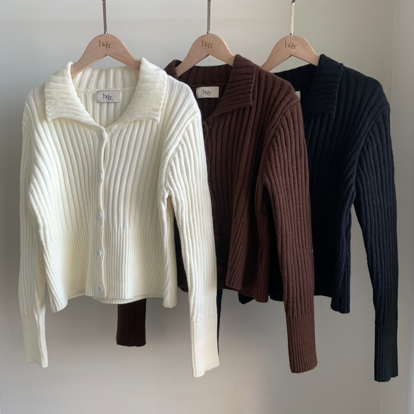 Collar Knit Cardigan