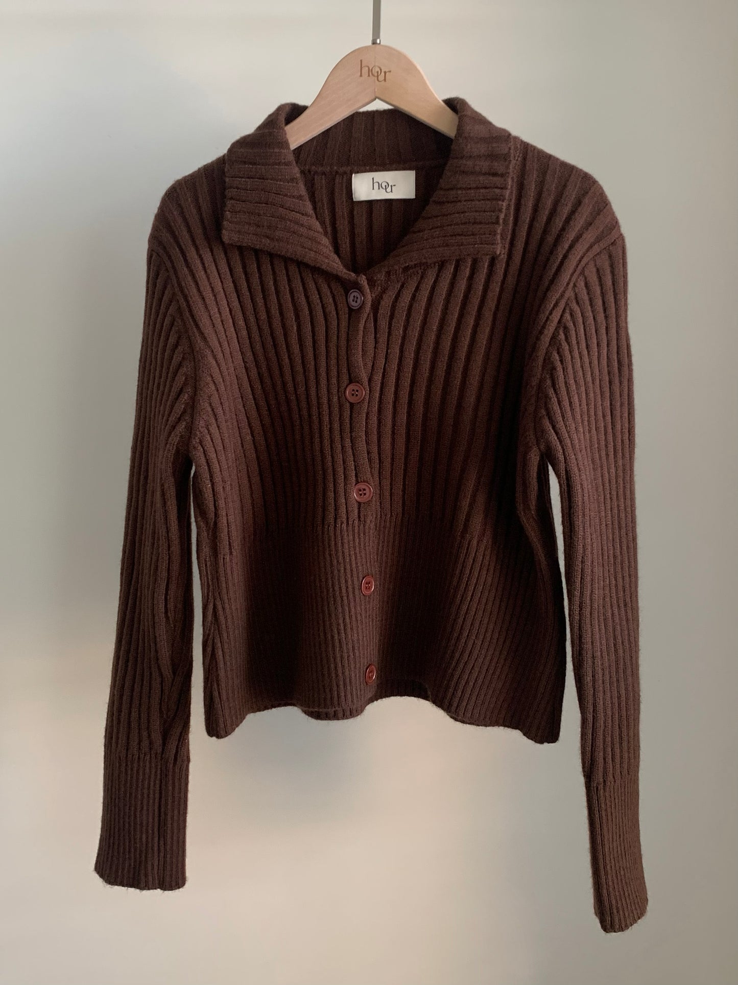 Collar Knit Cardigan