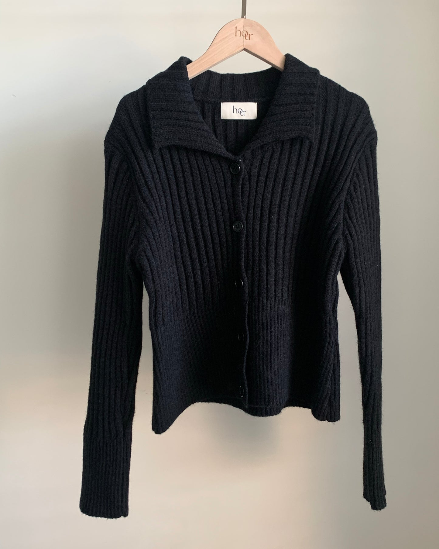 Collar Knit Cardigan