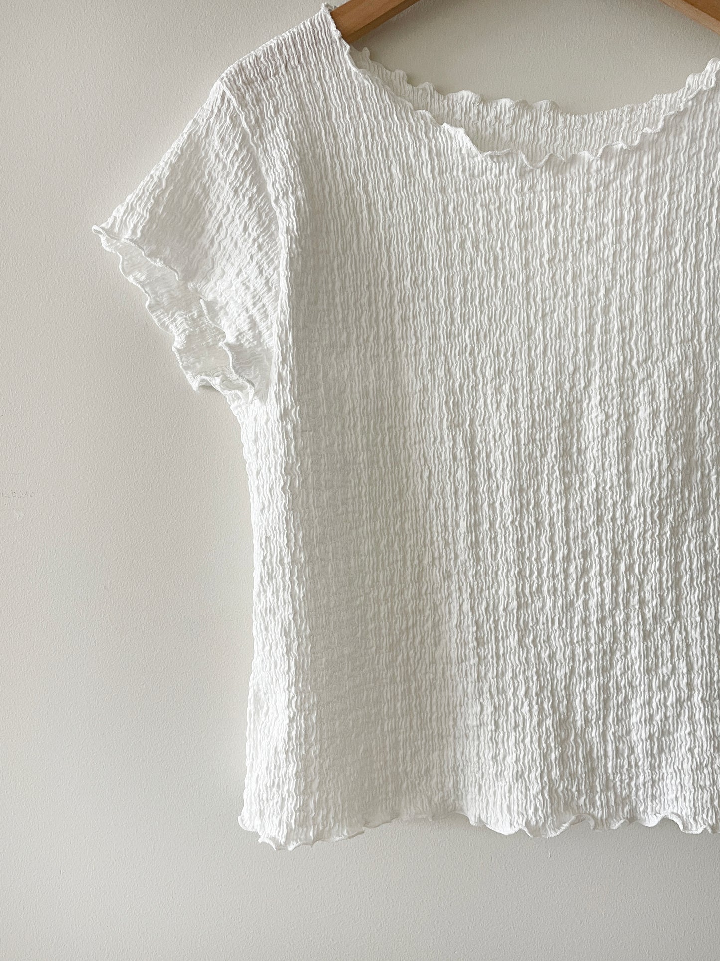 Crinkled T-shirt