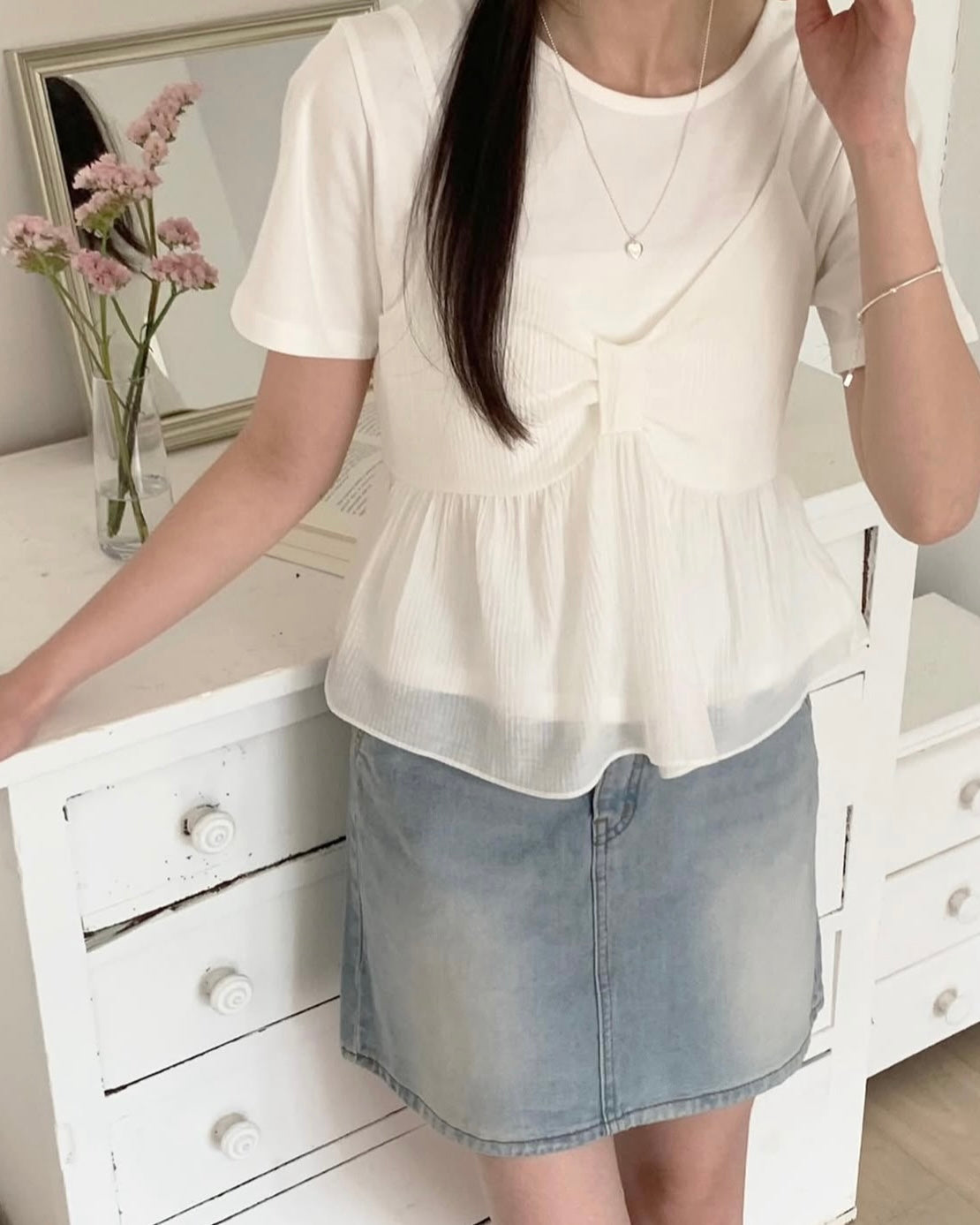 Love Crinkled Bustier
