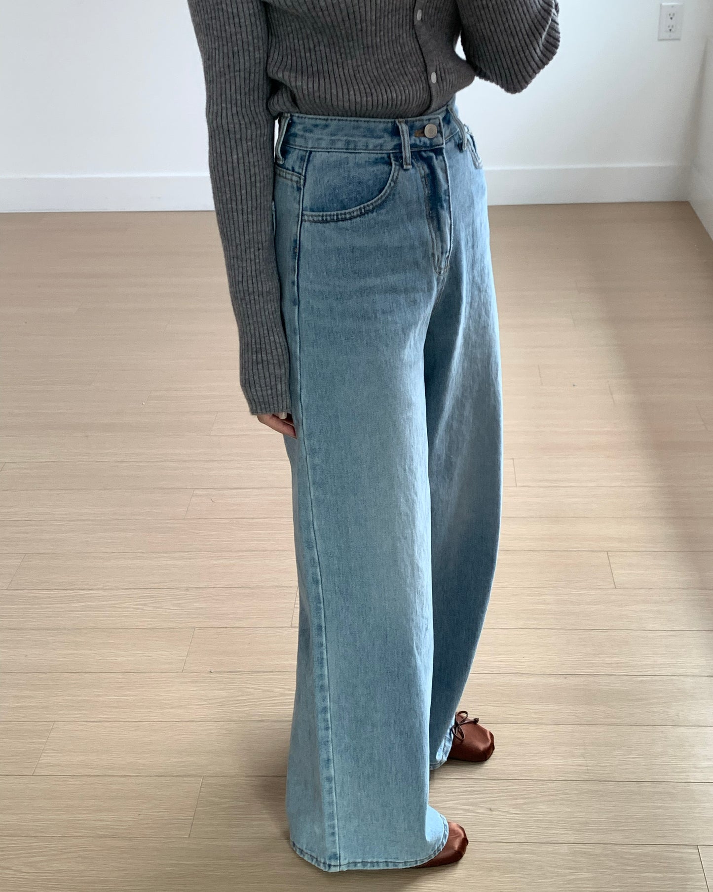 Light-blue Wide Denim