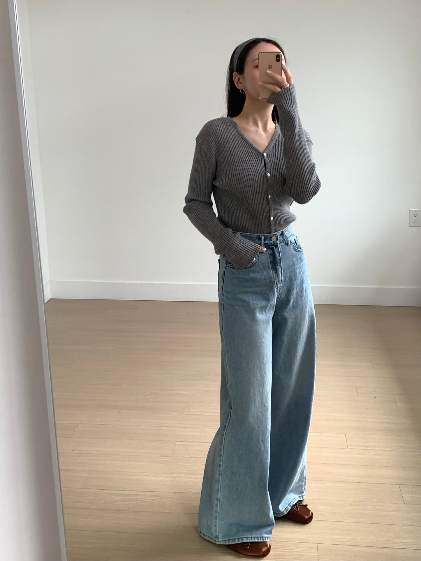 Light-blue Wide Denim