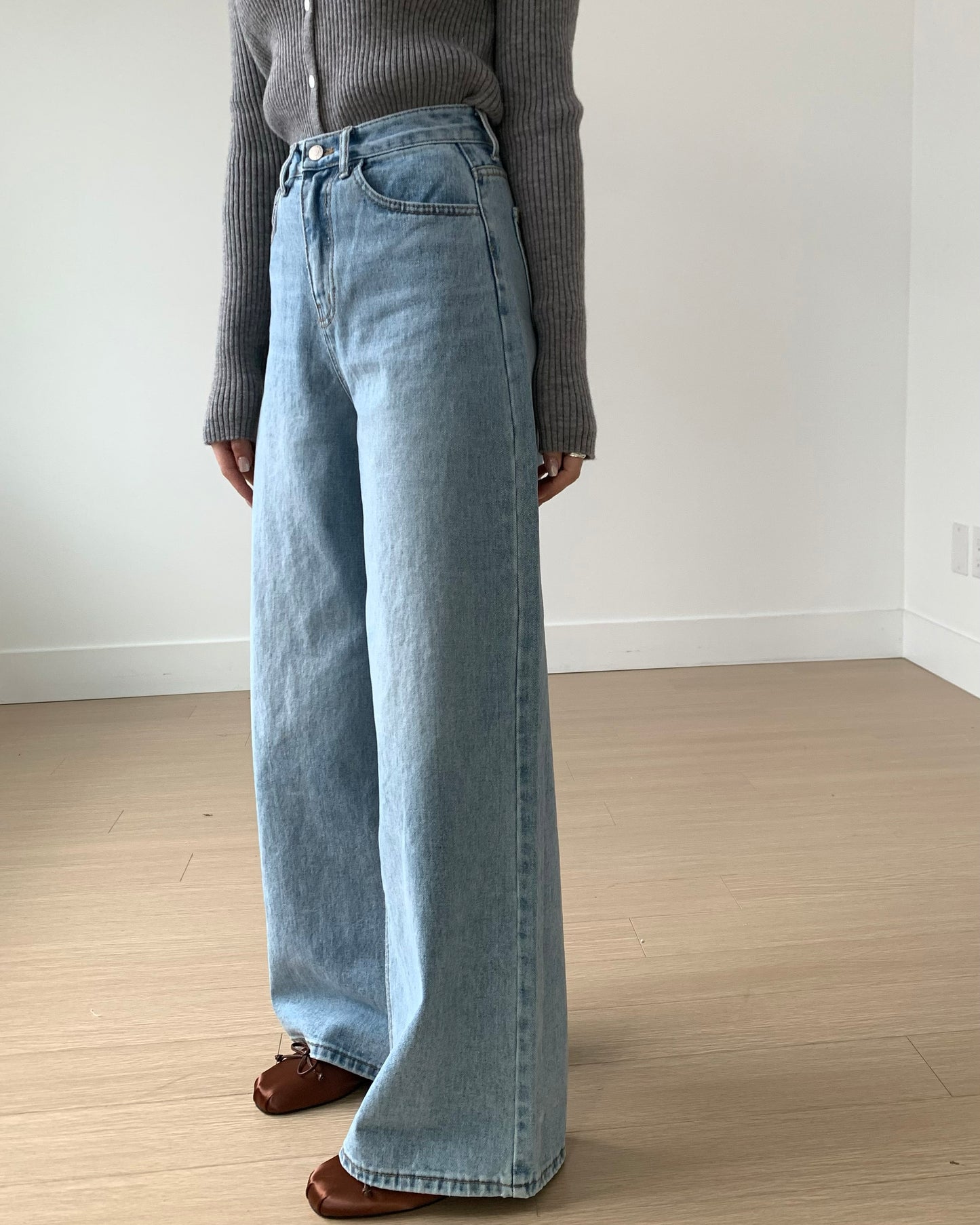 Light-blue Wide Denim