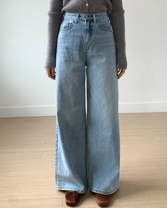 Light-blue Wide Denim
