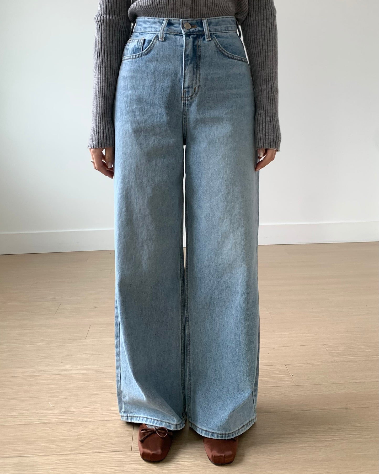 Light-blue Wide Denim