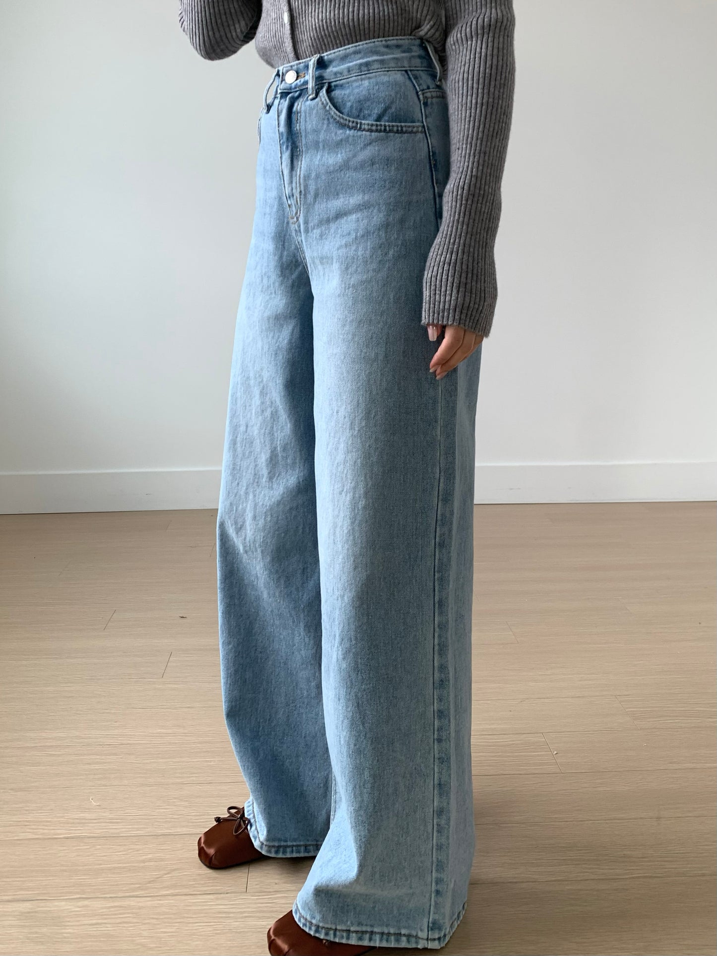 Light-blue Wide Denim