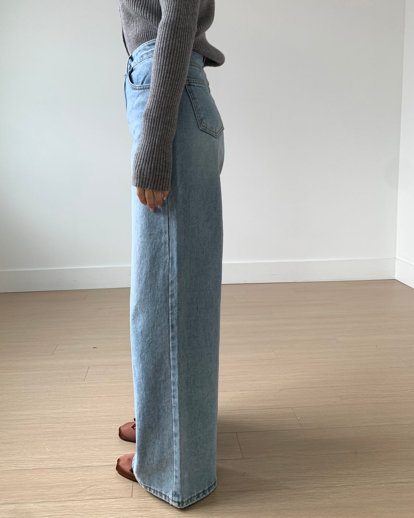 Light-blue Wide Denim