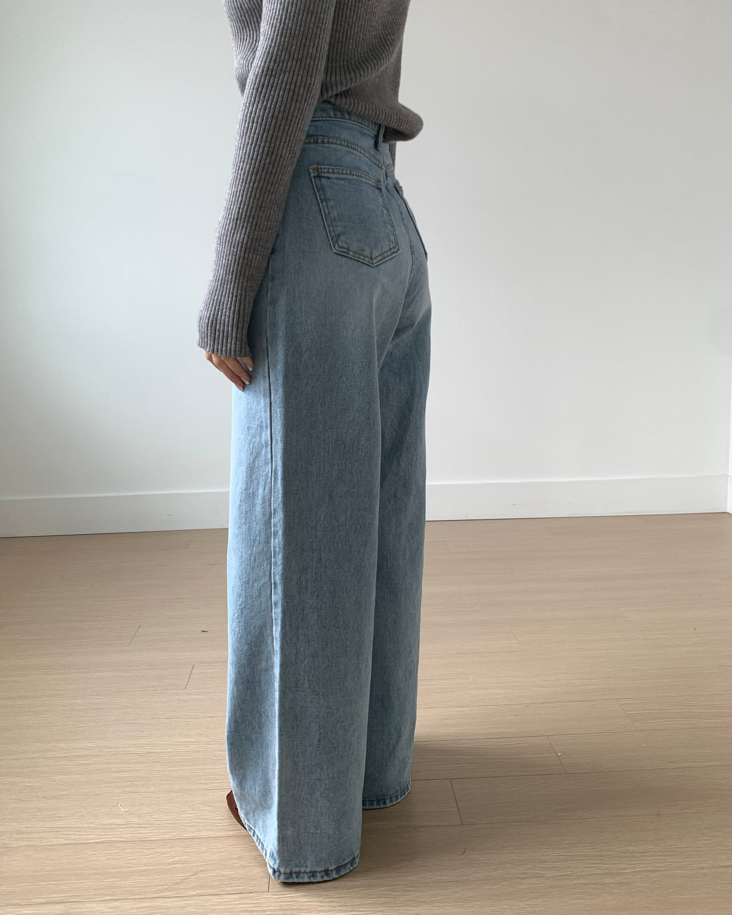 Light-blue Wide Denim