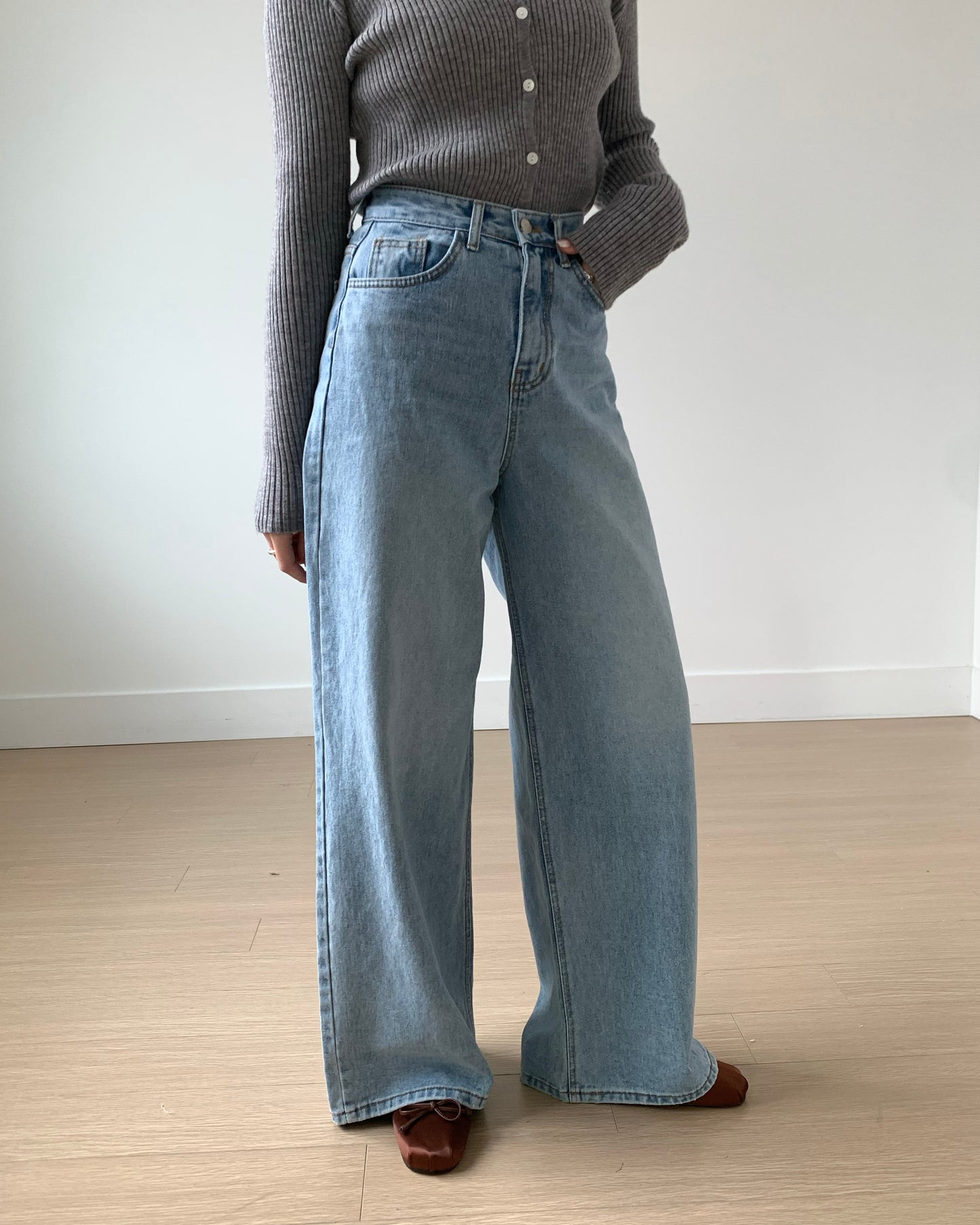 Light-blue Wide Denim