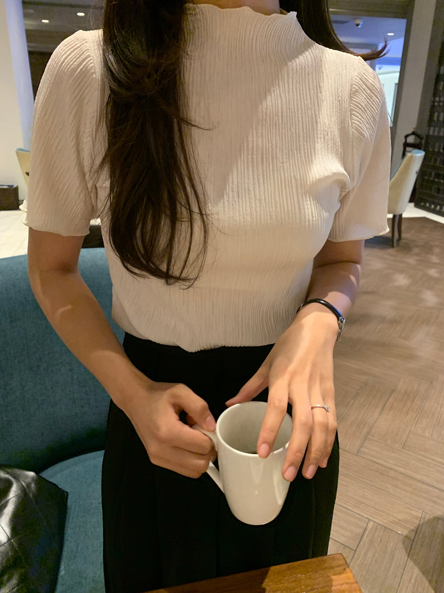 Pleated Blouse