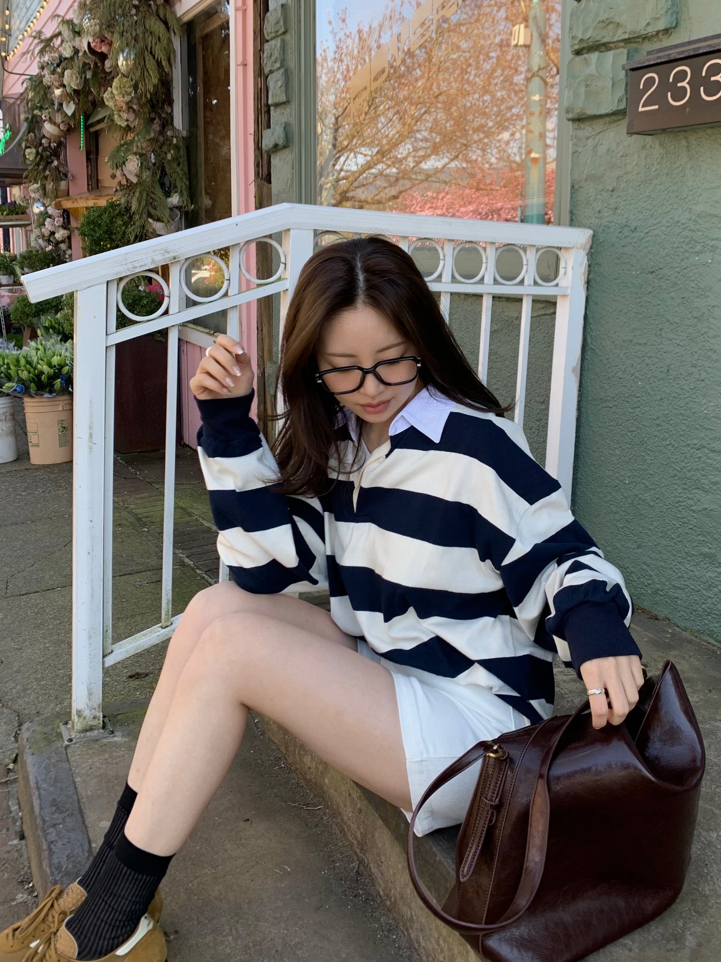 Simple Cotton Shorts (Ivory)