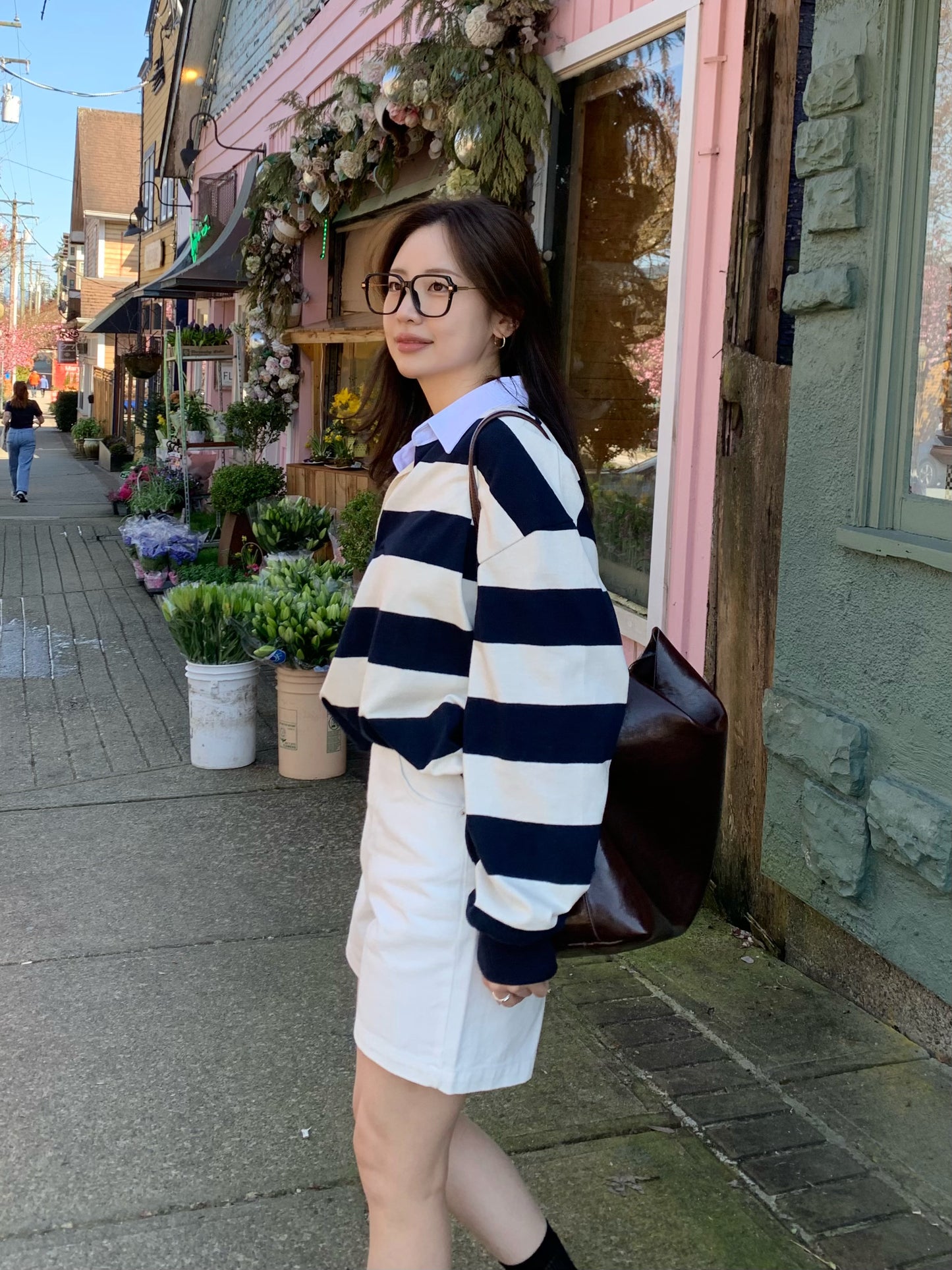 Simple Cotton Shorts (Ivory)
