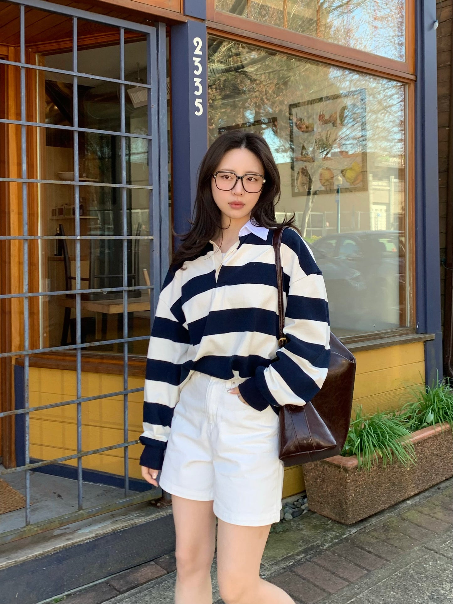Simple Cotton Shorts (Ivory)