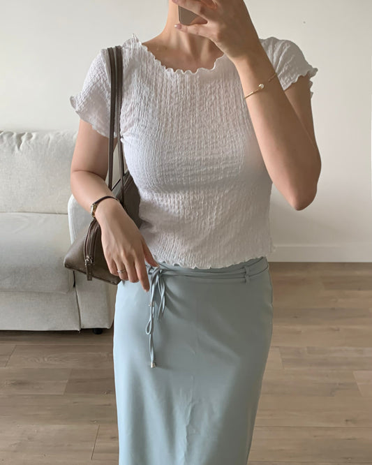 Crinkled T-shirt
