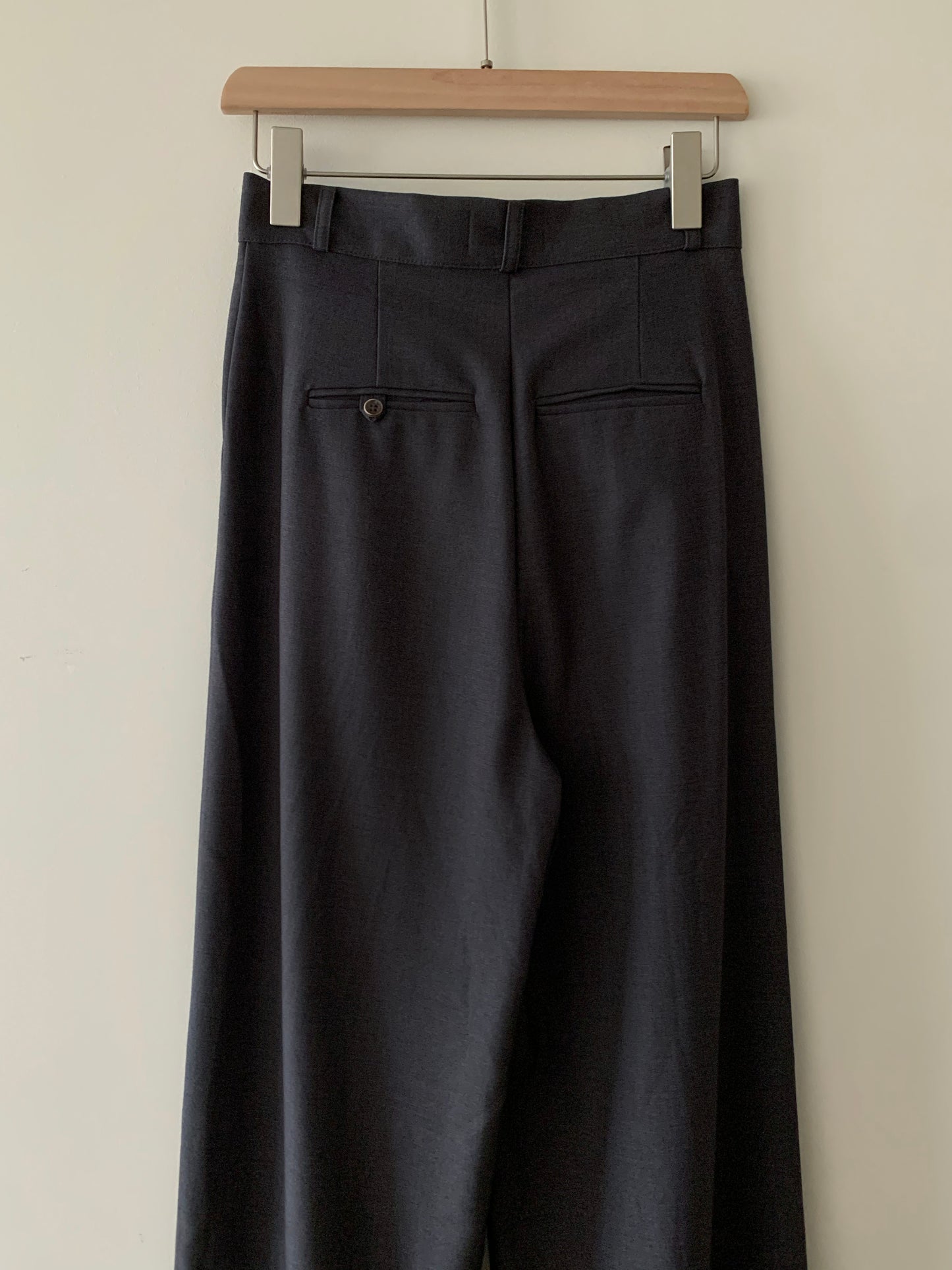 Winter Pin-tuck Wide Trouser