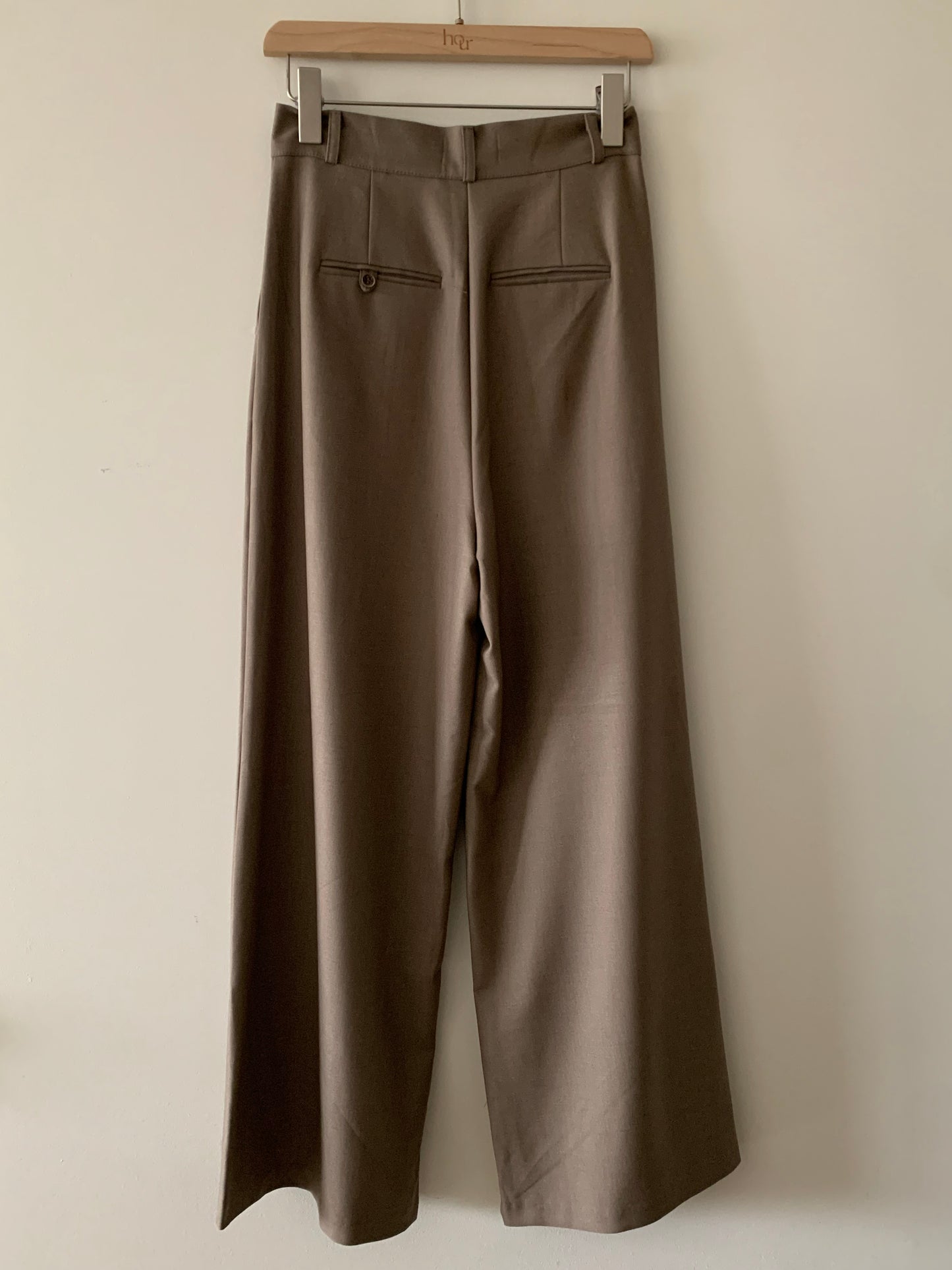 Winter Pin-tuck Wide Trouser