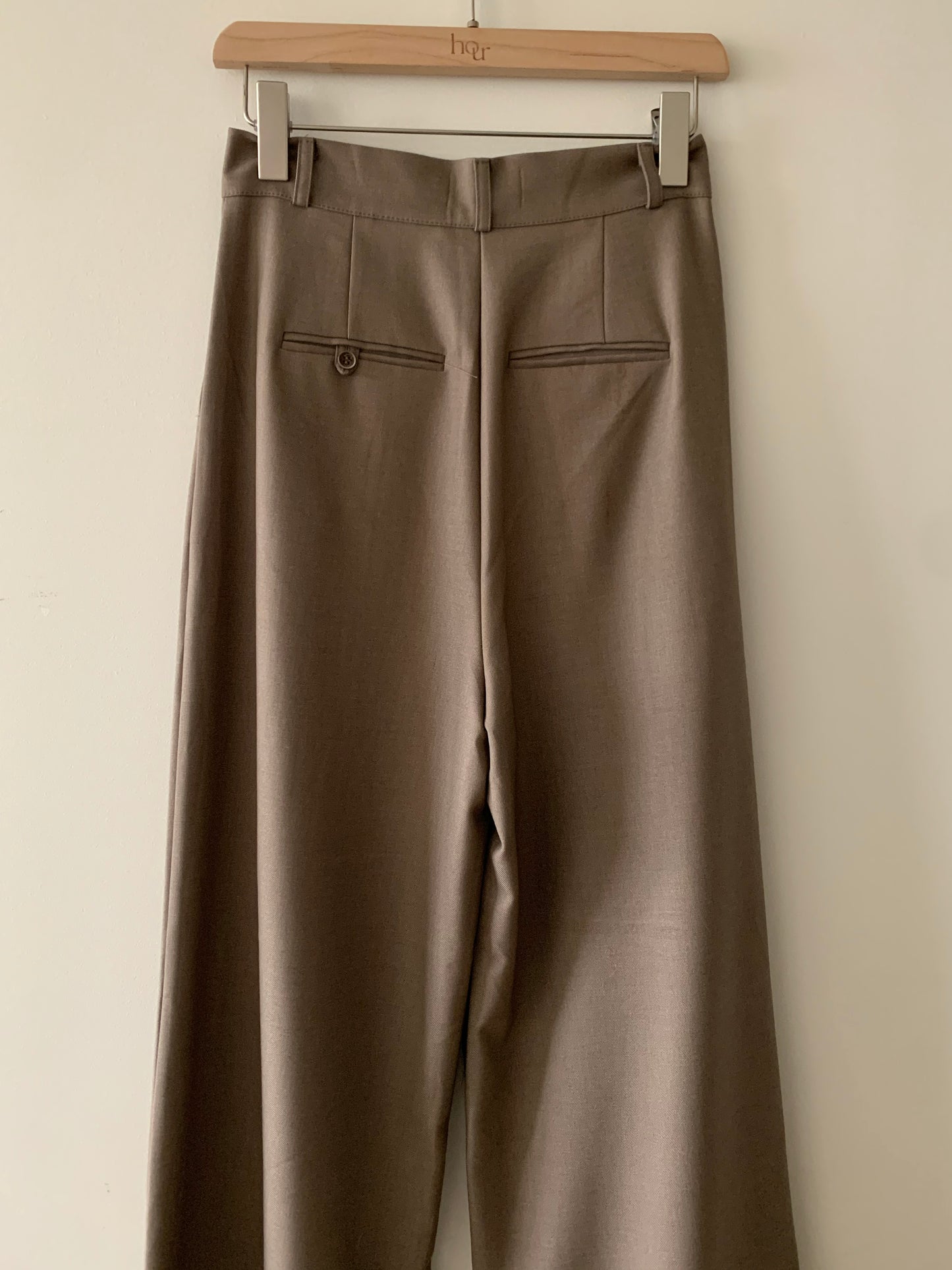 Winter Pin-tuck Wide Trouser