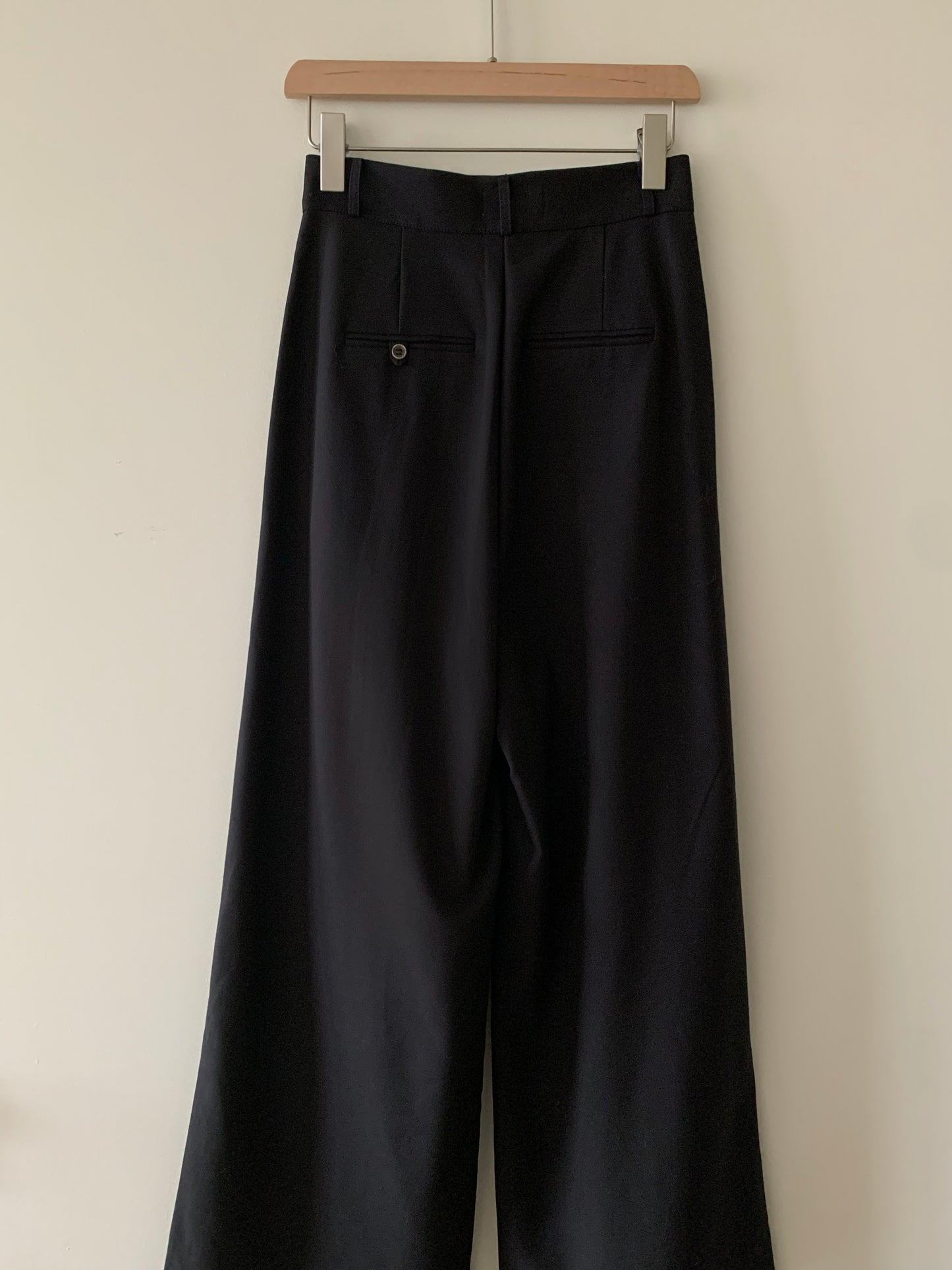 Winter Pin-tuck Wide Trouser