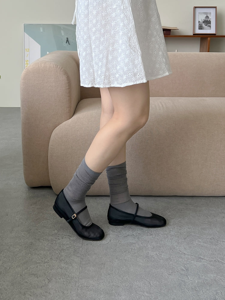 Mesh Flat Shoes