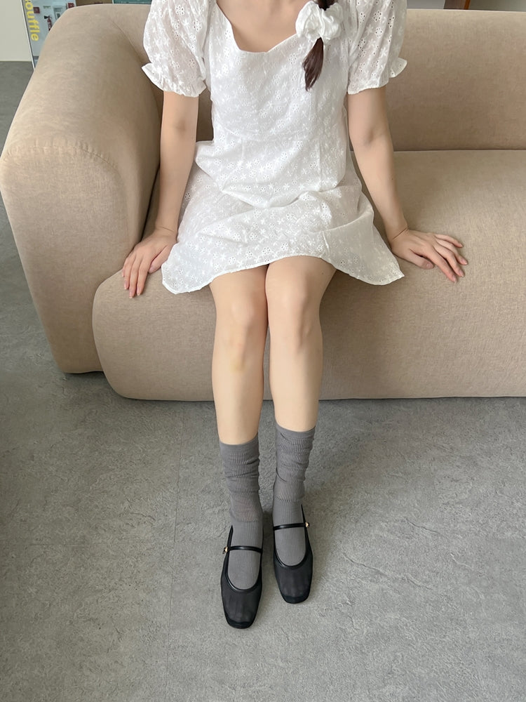 Mesh Flat Shoes