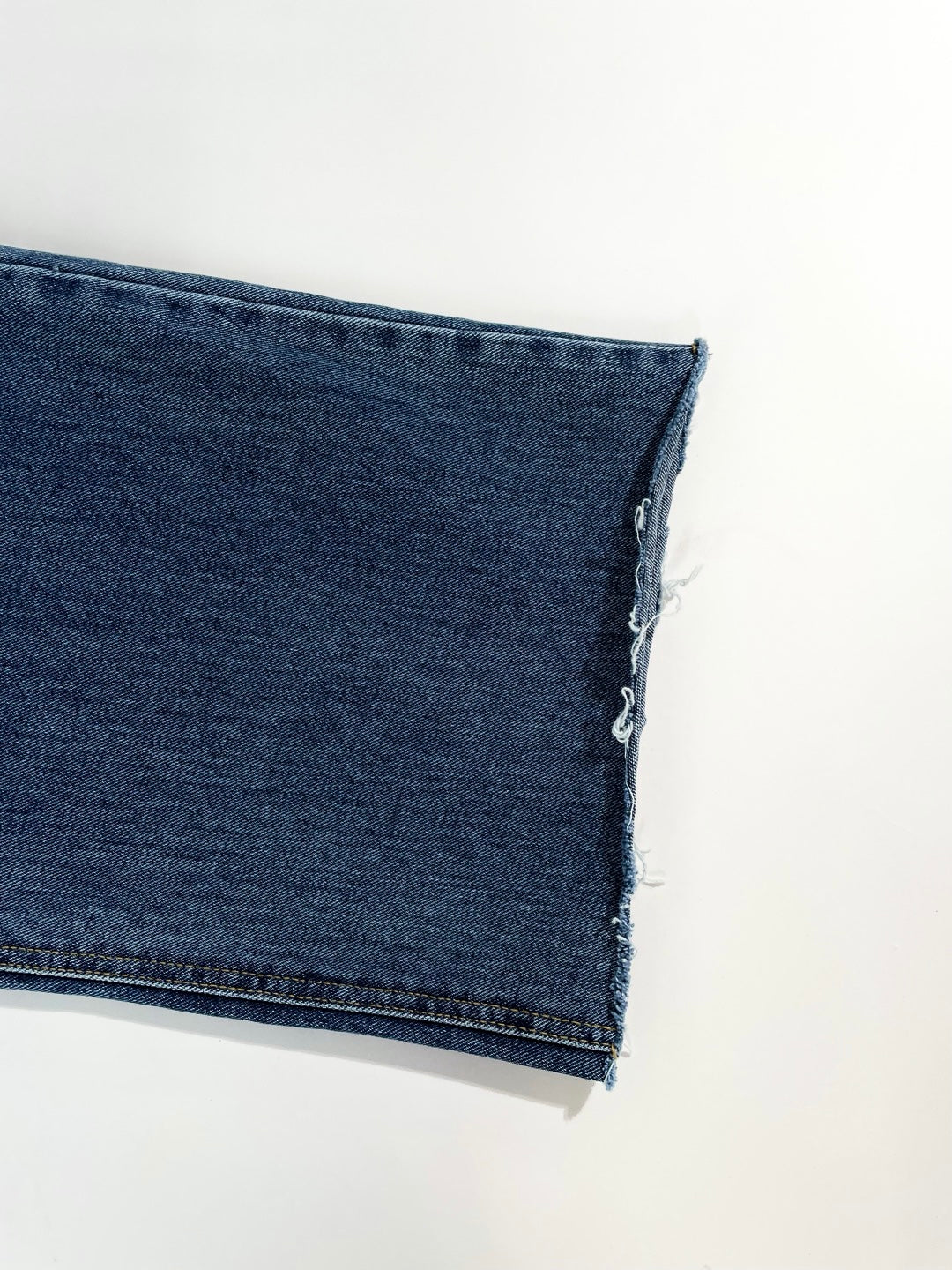 Dark-blue Wide Denim