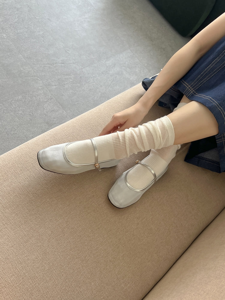 Mesh Flat Shoes