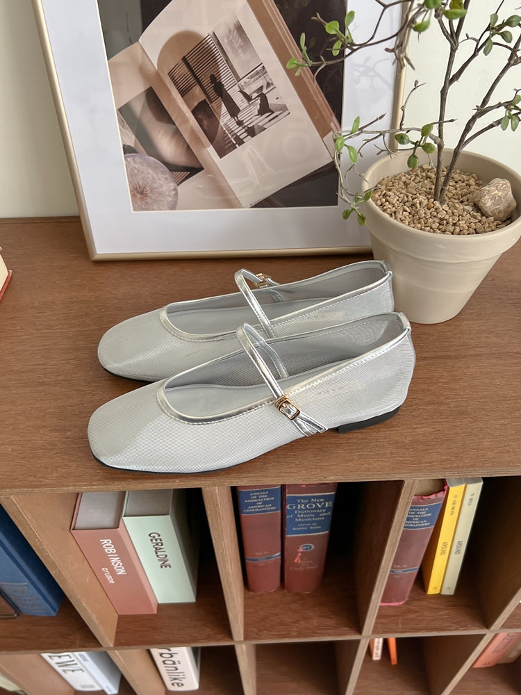 Mesh Flat Shoes