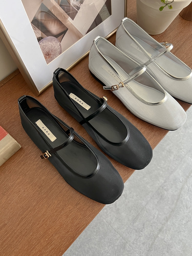 Mesh Flat Shoes