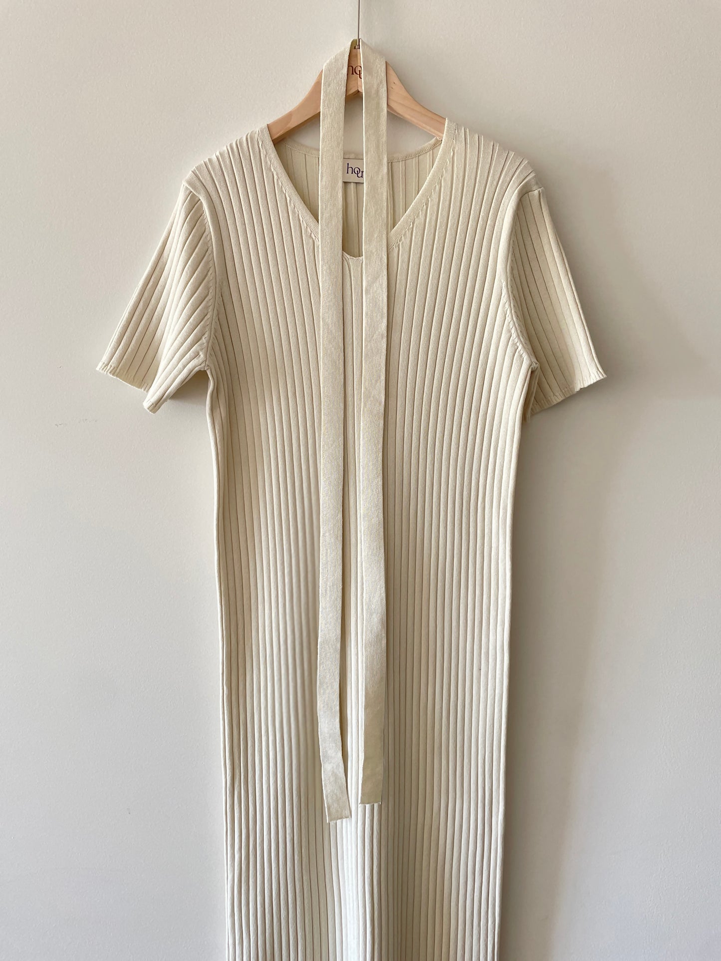 V-neckline Long Dress