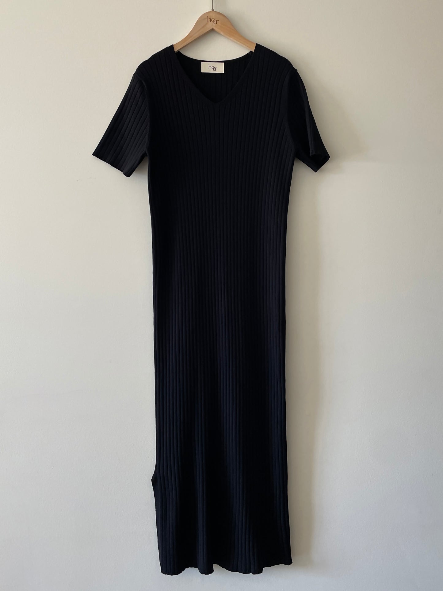 V-neckline Long Dress