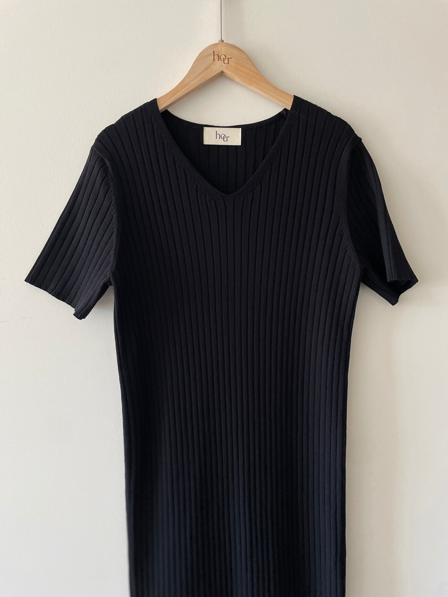 V-neckline Long Dress