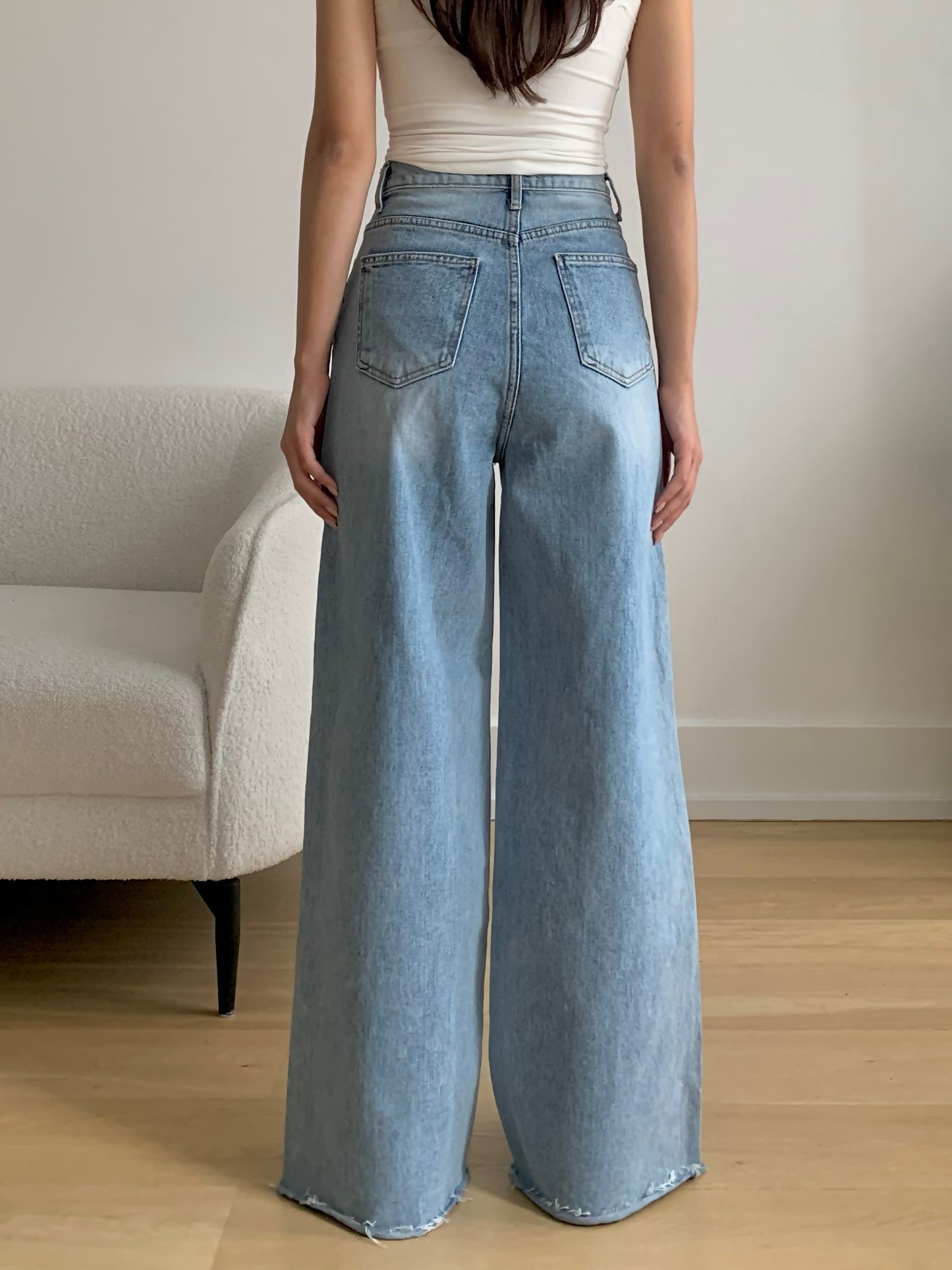 Light-blue Wide Denim