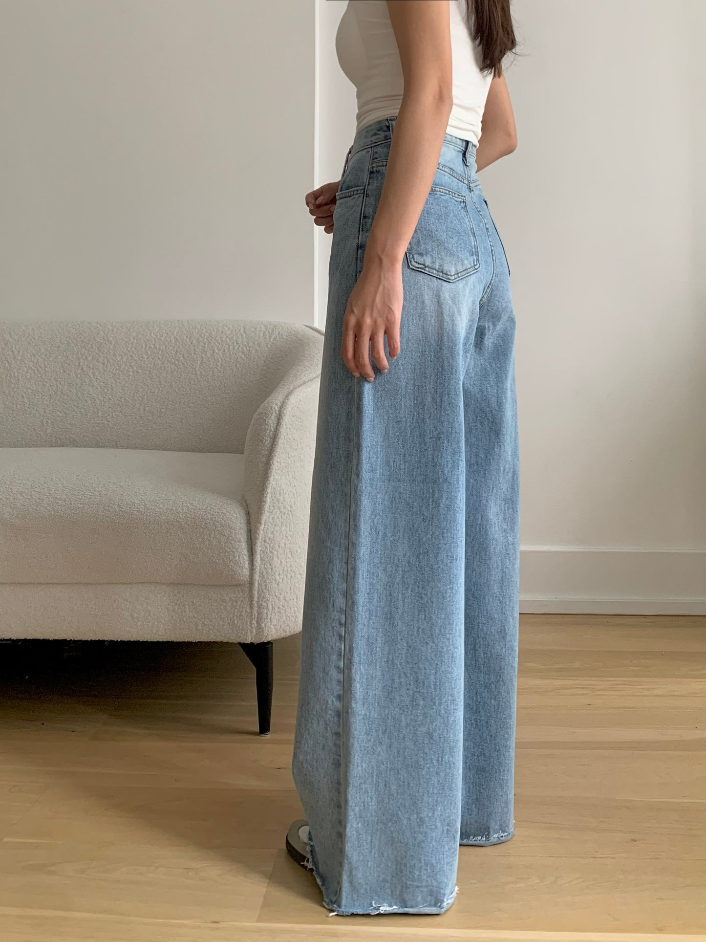 Light-blue Wide Denim