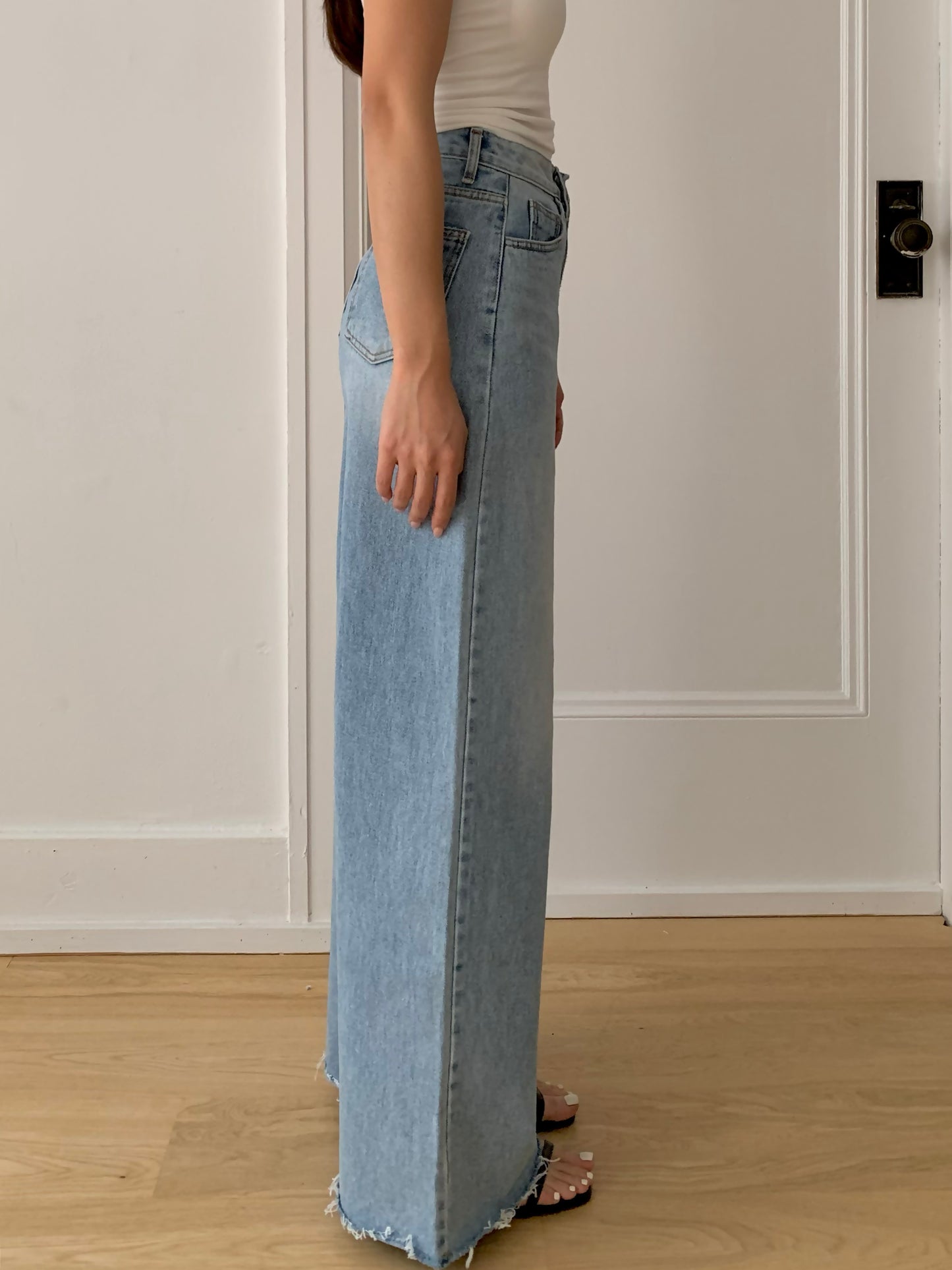 Light-blue Wide Denim