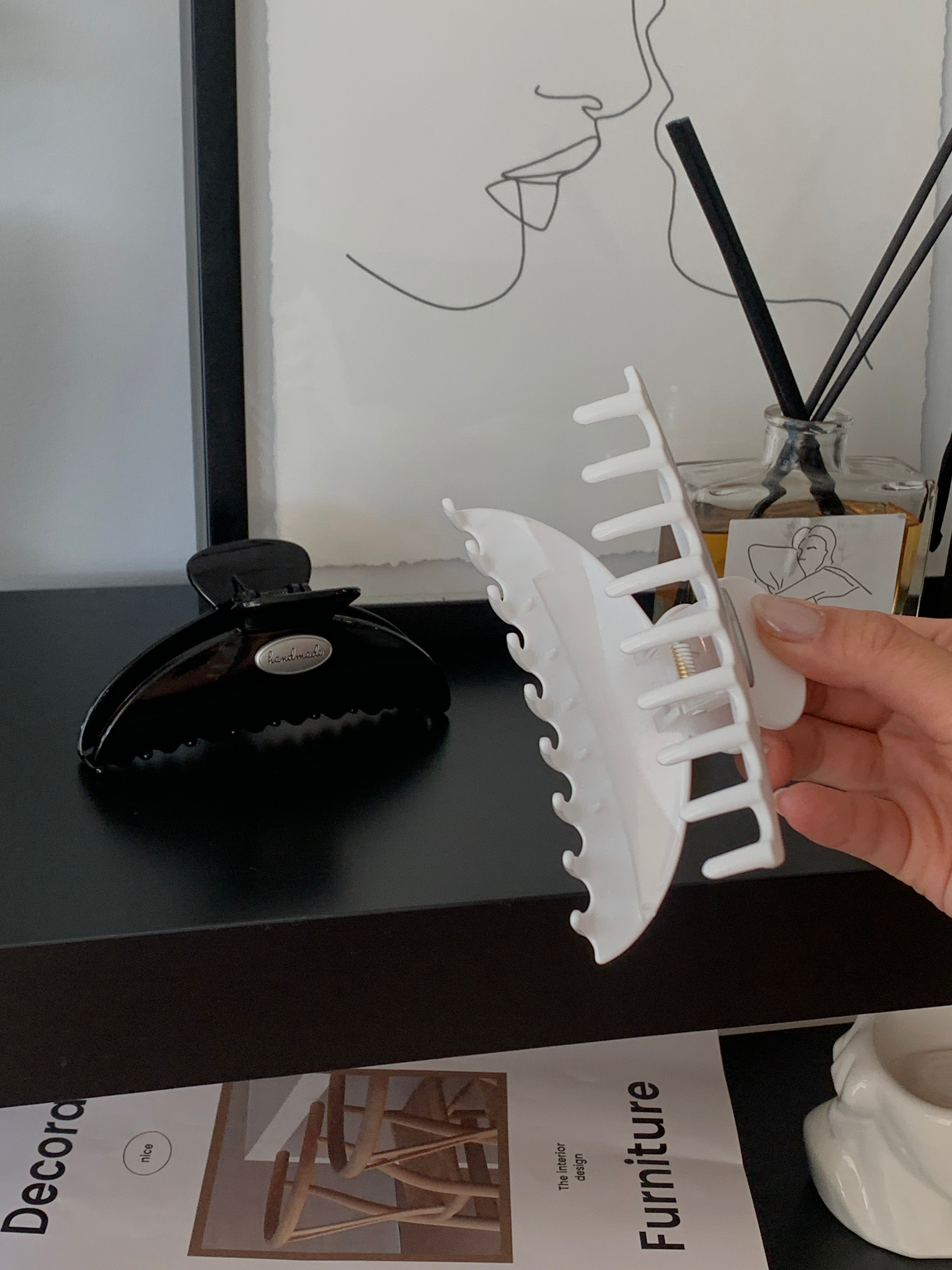 Half-Moon Hair Claw Clip
