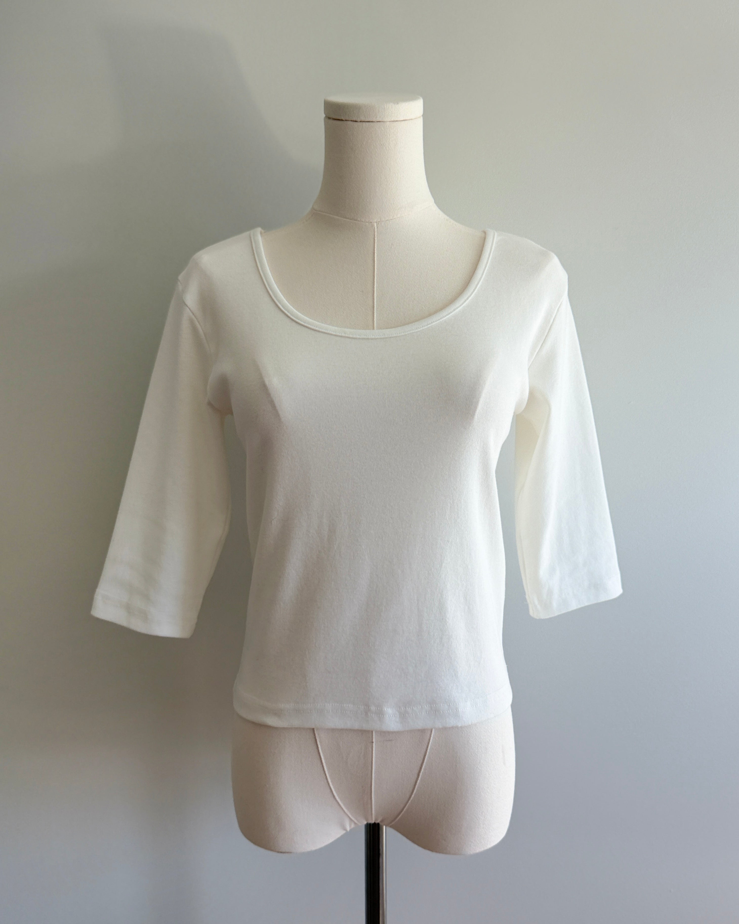 U- neckline T-shirt