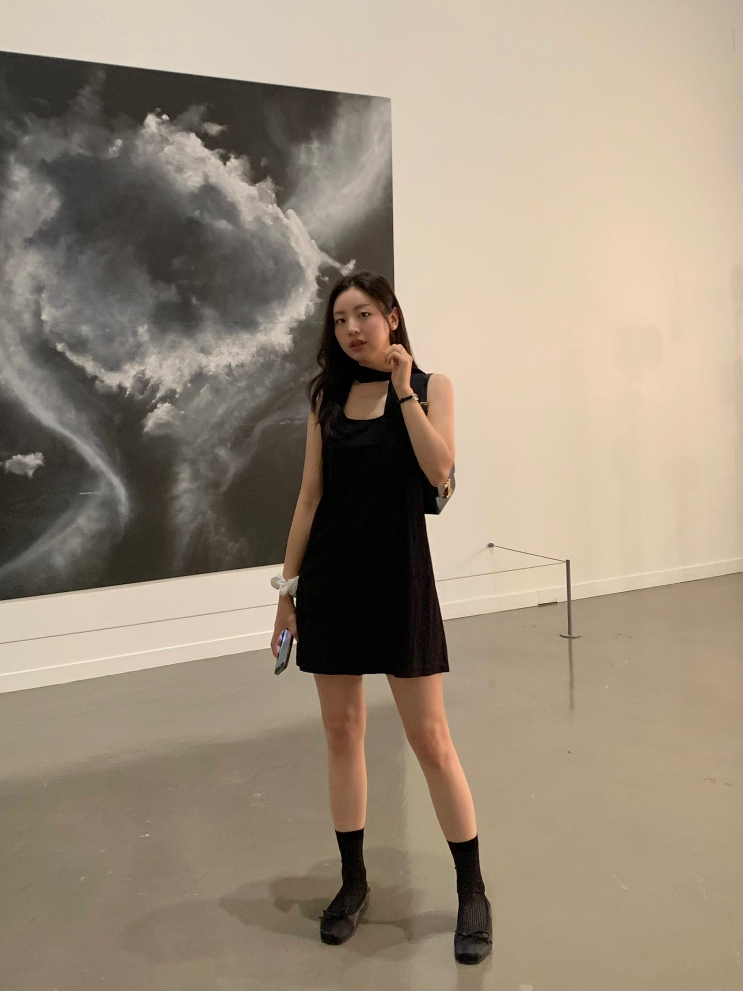 Reversible Tie-Set Dress (Black)