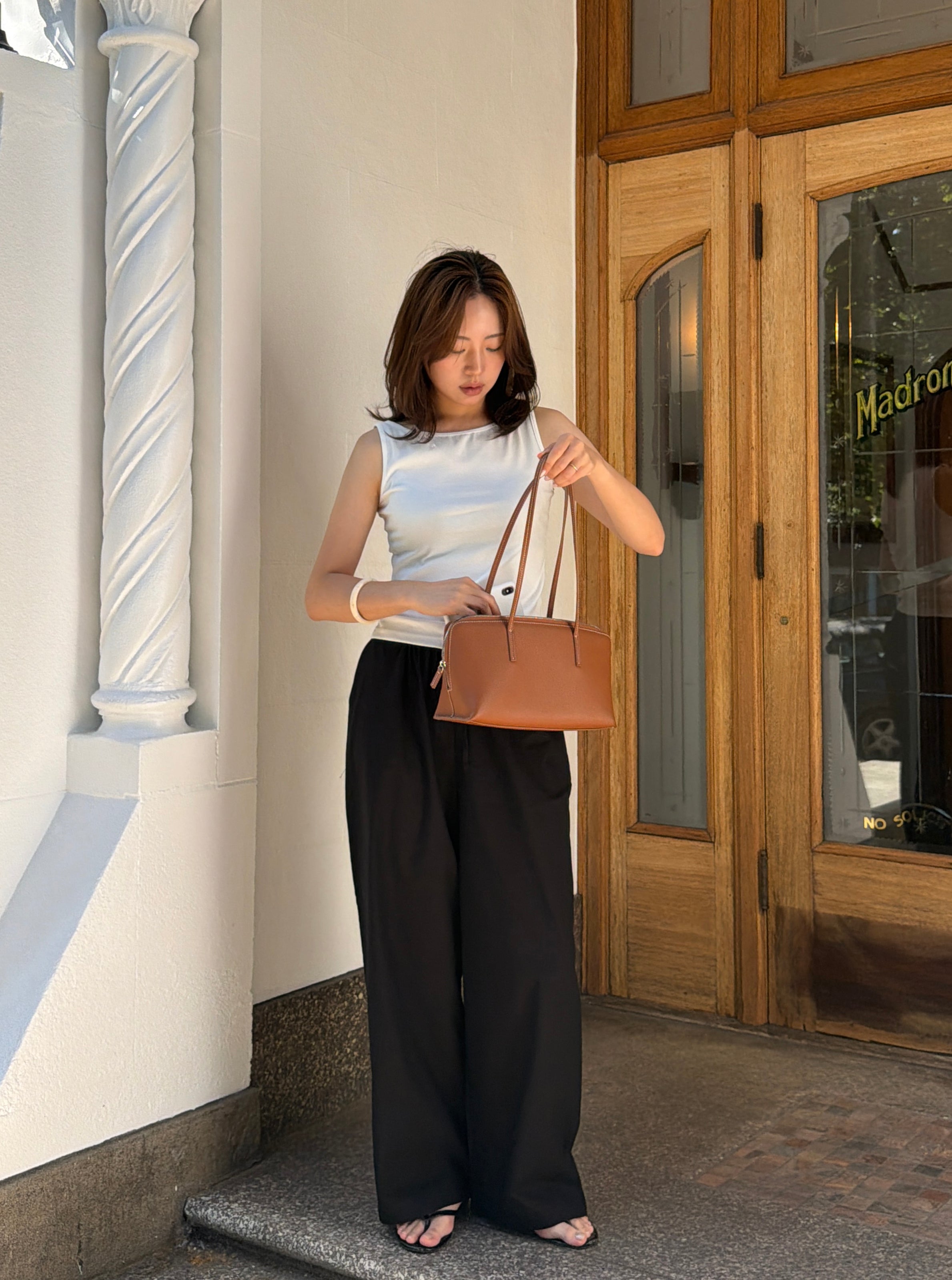 Bio-Washed Cotton Banding Pants