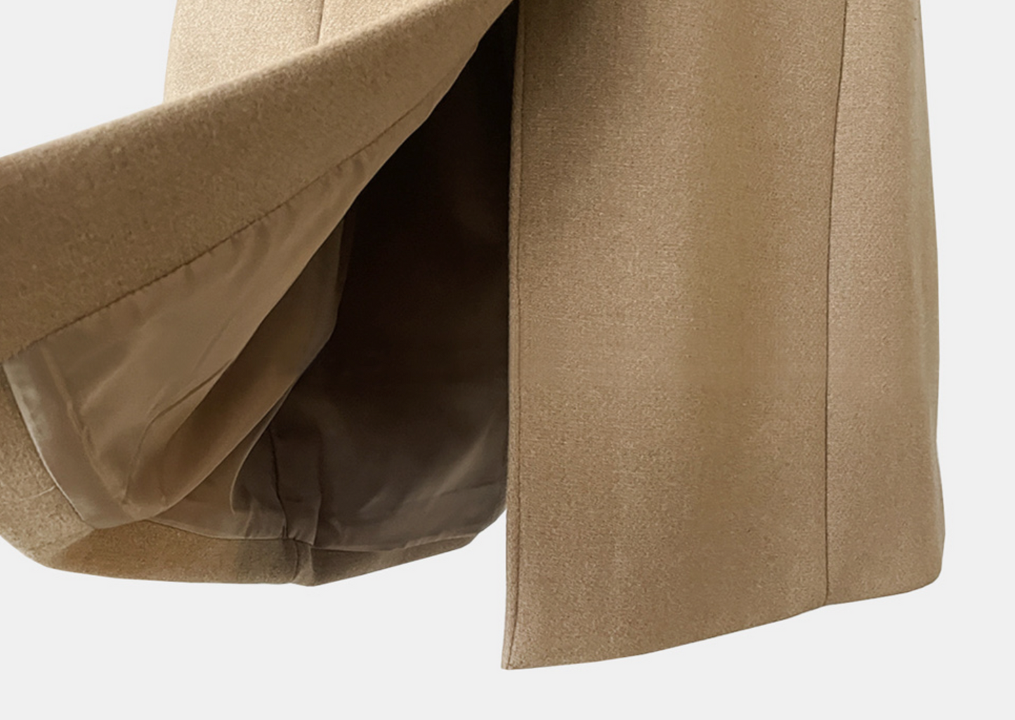 Slim Line Wool Long Coat